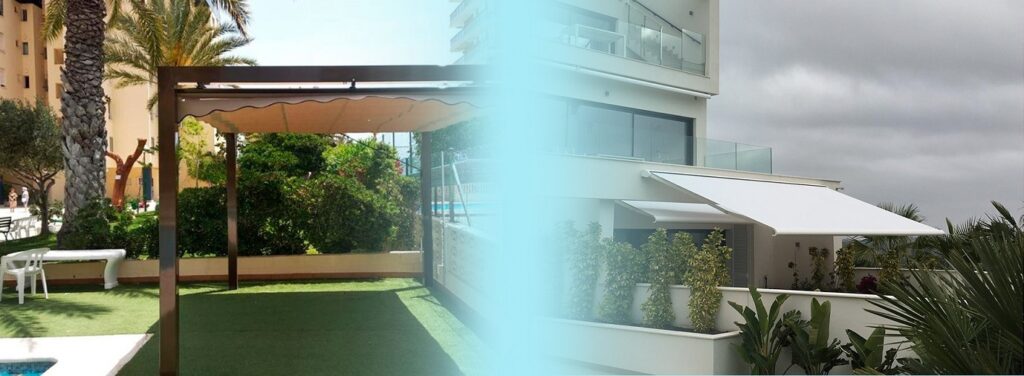 toldo o pérgola para terraza